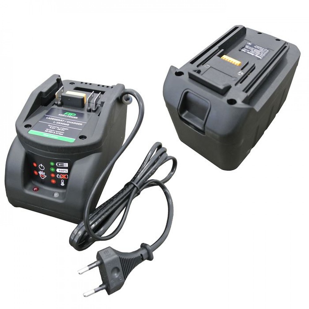 Μπαταρία Μαγγανίου 12V ή 24V με Φορτιστή European Plug Type C και Βάση Φόρτισης Emiliana Serbatoi