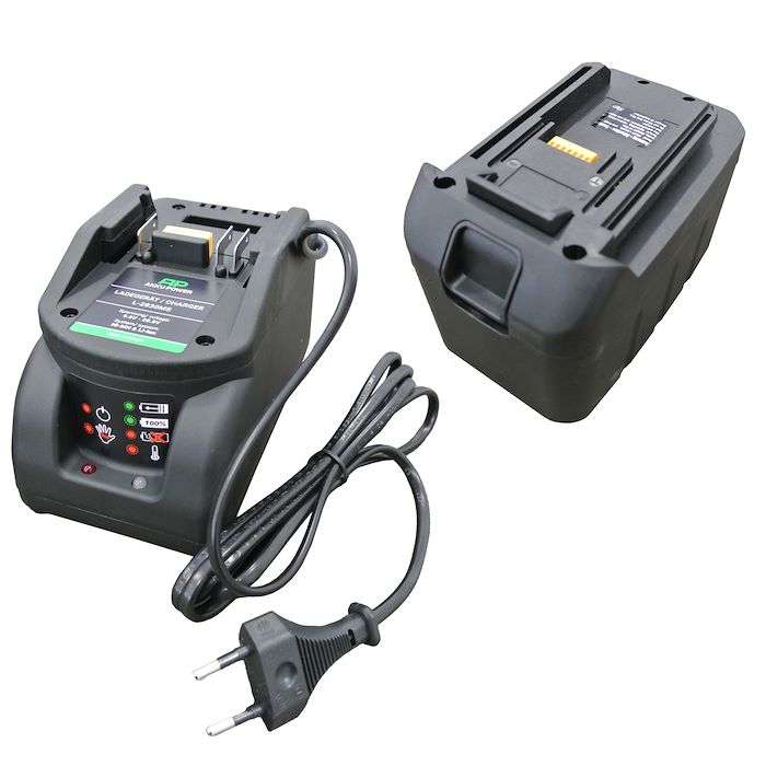 Μπαταρία Μαγγανίου 12V ή 24V με Φορτιστή European Plug Type C και Βάση Φόρτισης Emiliana Serbatoi