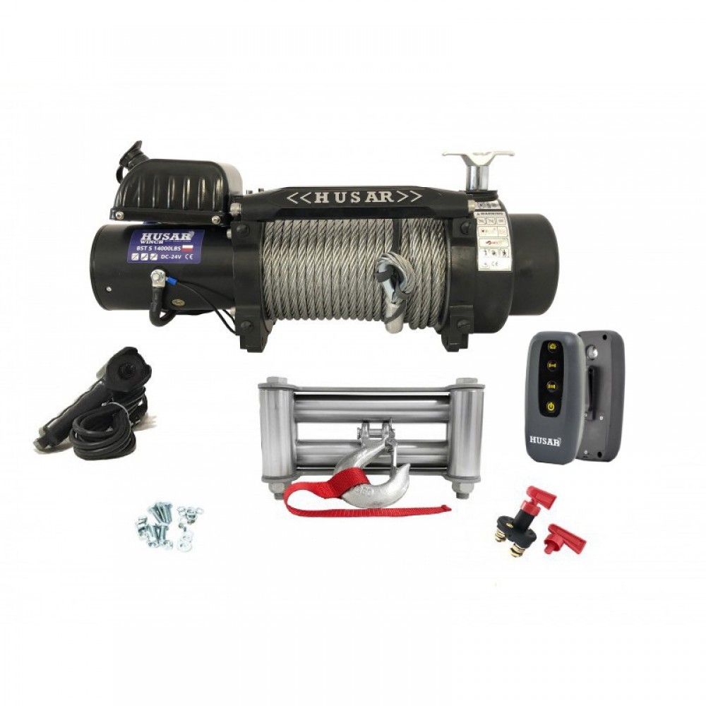 Βίντσι Ηλεκτρικό BST S 14000lbs 12V Husar Winch 