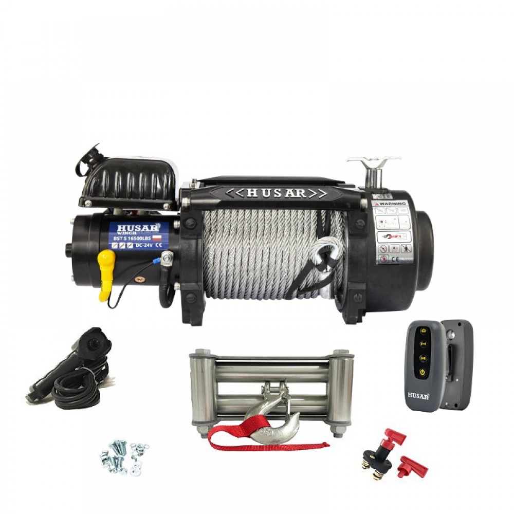 Βίντσι Ηλεκτρικό BST S 16500lbs 12V Husar Winch