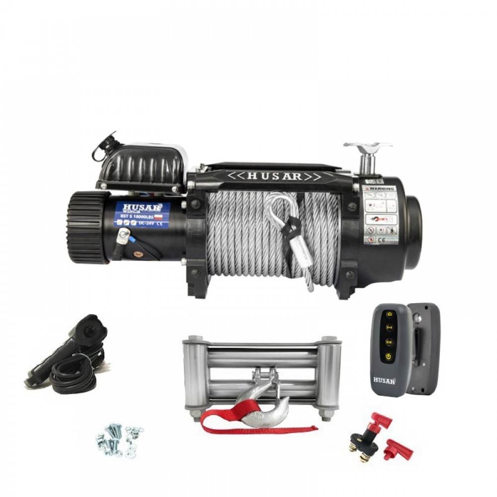 Βίντσι Ηλεκτρικό BST S 18000lbs 12V Husar Winch 